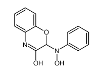 2-(N-hydroxyanilino)-4H-1,4-benzoxazin-3-one结构式