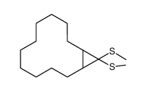 bicyclo[10.1.0]tridecane-13,13-diylbis(methylsulfane)结构式