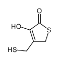 4-hydroxy-3-(sulfanylmethyl)-2H-thiophen-5-one结构式