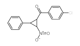 Methanone,(4-chlorophenyl)(2-nitro-3-phenylcyclopropyl)-结构式