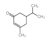 3-methyl-5-propan-2-yl-cyclohex-2-en-1-one Structure