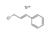 Titanium(IV); (E)-3-phenyl-prop-2-en-1-olate Structure