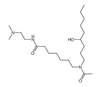 N-[(2-dimethylamino)ethyl]-7-[N-(4-hydroxynonyl)acetamido]heptanamide结构式