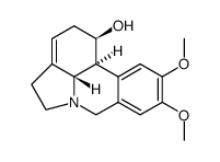 3,12-Didehydro-9,10-dimethoxygalanthan-1α-ol结构式