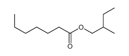 2-methylbutyl heptanoate Structure