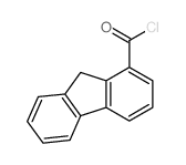 9H-fluorene-1-carbonyl chloride structure