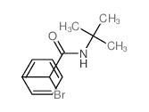 2-bromo-2-phenyl-N-tert-butyl-acetamide结构式