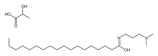 dimethyl[(3-stearoylamino)propyl]ammonium lactate Structure