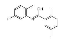 Benzamide, N-(5-fluoro-2-methylphenyl)-2,5-dimethyl- (9CI) Structure