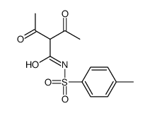 2-acetyl-N-(4-methylphenyl)sulfonyl-3-oxobutanamide结构式