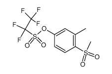 3-Methyl-4-methylsulfonylphenyl-perfluorethansulfonat Structure