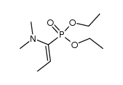 1-(Diethoxyphosphoryl)-N,N-dimethyl-1-propen-1-amin Structure