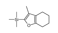 trimethyl-(3-methyl-4,5,6,7-tetrahydro-1-benzofuran-2-yl)silane Structure