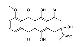 7-bromo-daunomycinone Structure