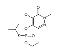 5-[ethoxy(propan-2-ylsulfanyl)phosphoryl]oxy-4-methoxy-2-methylpyridazin-3-one Structure