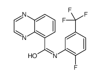 5-Quinoxalinecarboxamide,N-[2-fluoro-5-(trifluoromethyl)phenyl]-(9CI) picture