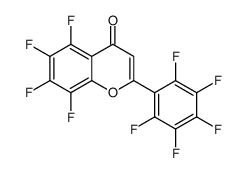 5,6,7,8-tetrafluoro-2-(2,3,4,5,6-pentafluorophenyl)chromen-4-one结构式
