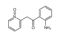 1-(2-aminophenyl)-2-(1-oxidopyridin-1-ium-2-yl)ethanone结构式