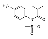 N-(4-aminophenyl)-2-methyl-N-methylsulfonylpropanamide结构式