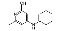 3-methyl-2,5,6,7,8,9-hexahydropyrido[4,3-b]indol-1-one Structure