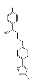 1-(4-fluoro-phenyl)-4-[4-(3-methyl-isoxazol-5-yl)-3,6-dihydro-2H-pyridin-1-yl]-butan-1-ol结构式