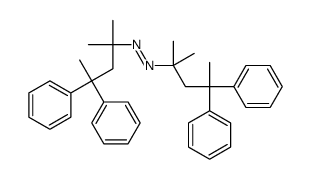 bis(2-methyl-4,4-diphenylpentan-2-yl)diazene结构式