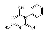 6-amino-1-phenyl-1,3,5-triazine-2,4-dione结构式