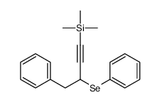 trimethyl-(4-phenyl-3-phenylselanylbut-1-ynyl)silane结构式