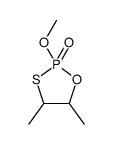 2-methoxy-4,5-dimethyl-1,3,2λ5-oxathiaphospholane 2-oxide结构式