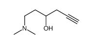 1-(dimethylamino)hex-5-yn-3-ol结构式