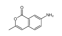 7-amino-3-methylisochromen-1-one结构式