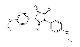 1,3-bis(4-ethoxyphenyl)imidazolidine-2,4,5-trione Structure
