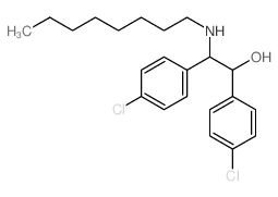 1,2-bis(4-chlorophenyl)-2-(octylamino)ethanol结构式