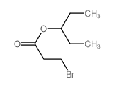 pentan-3-yl 3-bromopropanoate structure