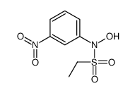N-hydroxy-N-(3-nitrophenyl)ethanesulfonamide结构式