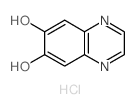 6,7-Quinoxalinediol,hydrochloride (1:1)结构式