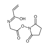 (2,5-dioxopyrrolidin-1-yl) 2-(prop-2-enoylamino)acetate Structure