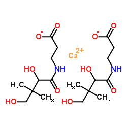 Calcium DL-Pantothenate Structure