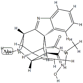 4-Hydroxy-5-(hydroxyimino)-6α,21α-cyclo-4,5-secoakuammilan-17-oic acid methyl ester picture