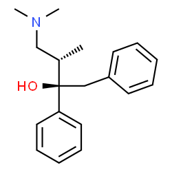 (R*,S*)-()-α-[2-(dimethylamino)-1-methylethyl]-α-phenylphenethyl alcohol结构式