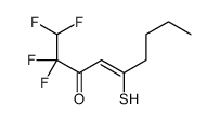 1,1,2,2-tetrafluoro-5-sulfanylnon-4-en-3-one Structure
