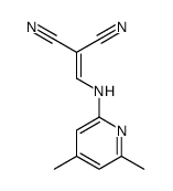 2-[[(4,6-dimethylpyridin-2-yl)amino]methylidene]propanedinitrile Structure