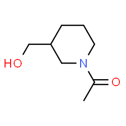 3-Piperidinemethanol, 1-acetyl-, (3S)- (9CI)结构式