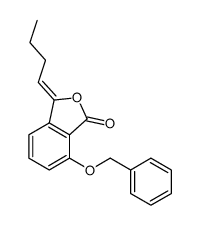 3-butylidene-7-phenylmethoxy-2-benzofuran-1-one结构式
