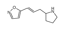 5-(3-pyrrolidin-2-ylprop-1-enyl)-1,2-oxazole Structure