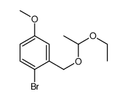 1-bromo-2-(1-ethoxyethoxymethyl)-4-methoxybenzene Structure