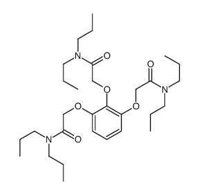 2-[2,3-bis[2-(dipropylamino)-2-oxoethoxy]phenoxy]-N,N-dipropylacetamide结构式