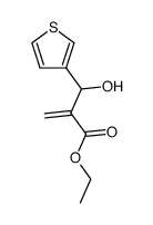 2-(Hydroxy-thiophen-3-yl-methyl)-acrylic acid ethyl ester结构式