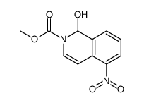 methyl 1-hydroxy-5-nitro-1H-isoquinoline-2-carboxylate结构式