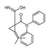 1-N',1-N'-diphenyl-2-propan-2-ylidenecyclopropane-1,1-dicarboxamide Structure